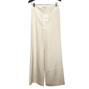 Lafayette 148 New York Cream Wide-Leg Pants
